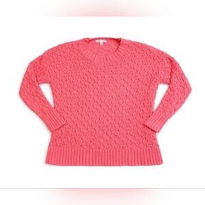 Nwot - Seven7 Women’s Coral Textured Knit Sweater | Size Medium